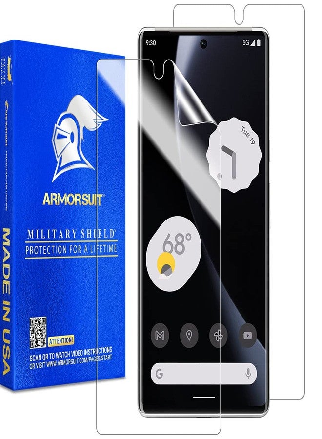 ArmorSuit (2 Pack MilitaryShield Screen Protector designed for Google Pixel 7 Pro [6.7 Inch] (2022) Case Friendly HD Clear Film - Made in USA - Image 1