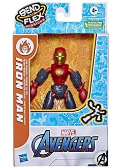 AVENGERS Marvel Bend And Flex Mission Iron Man F4964  - Image 2