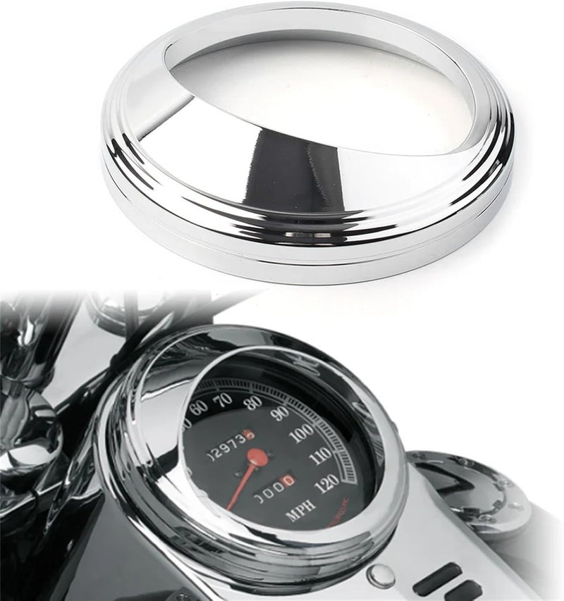 Wivplex Motorcycle Speedometer Trim Bezel Ring Visor Cover - Image 2