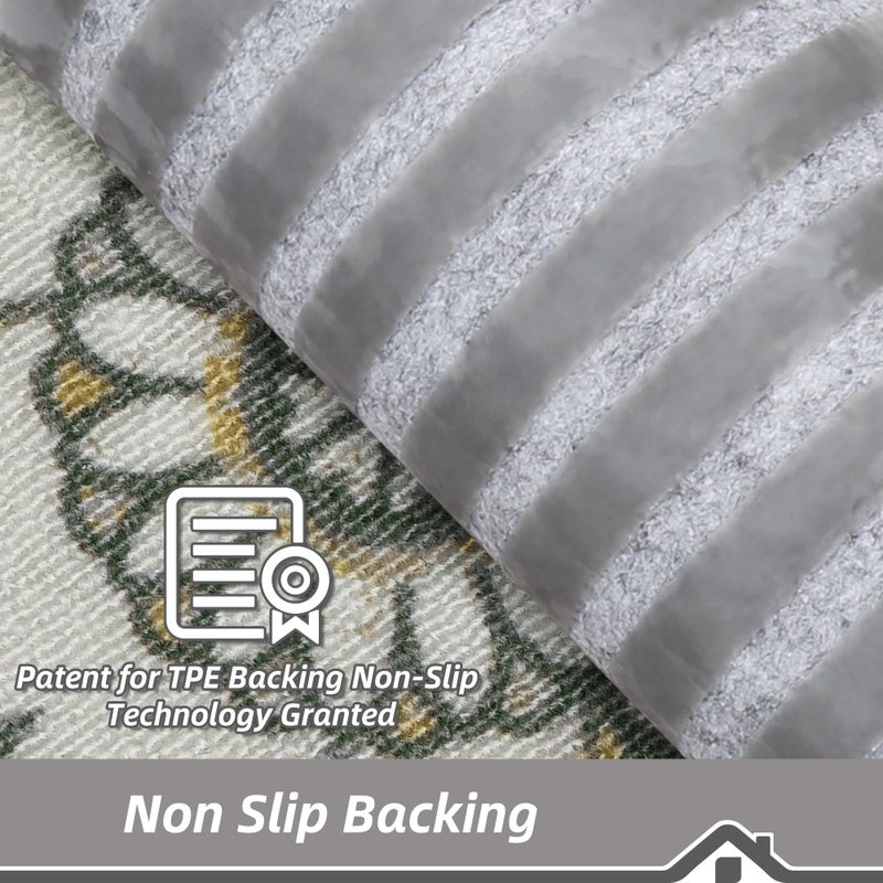 BEQHAUSE Stair Treads for Wooden Steps Non-Slip Machine Washable Carpet Stair Treads 8"X30" Soft Indoor Stair Runner for Kids Elders and Pets, 100% Polyester, TPE Backing, 15pcs, Grey - Image 3
