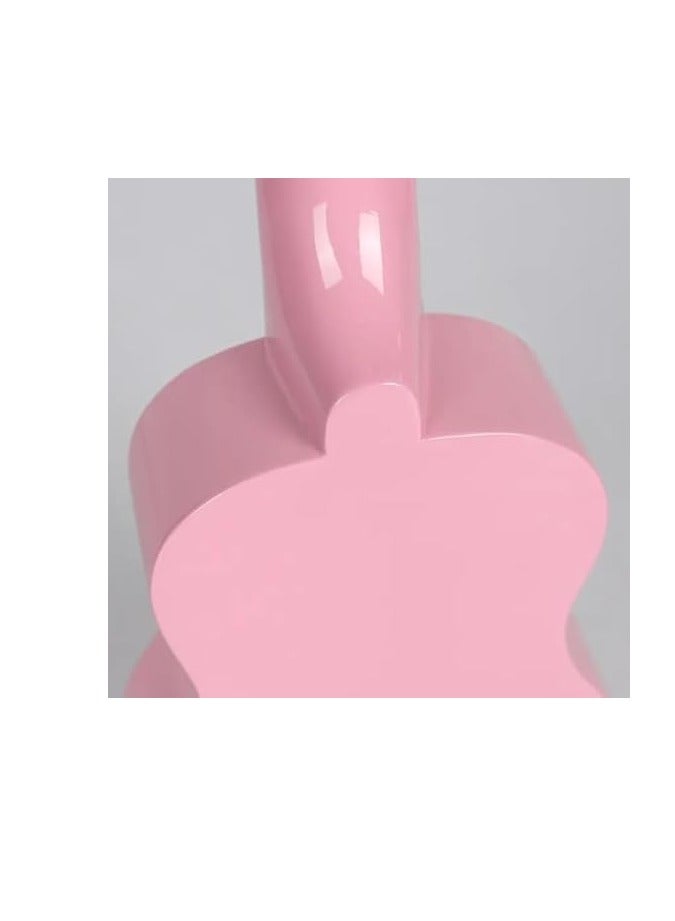 عرض تخفيضات الصيف الرائع: يوكليلي مبتدئين بلون وردي من خشب الباس مع حقيبة، كابو، حزام، ريش، مو tuner، وقماش تنظيف. - Image 4