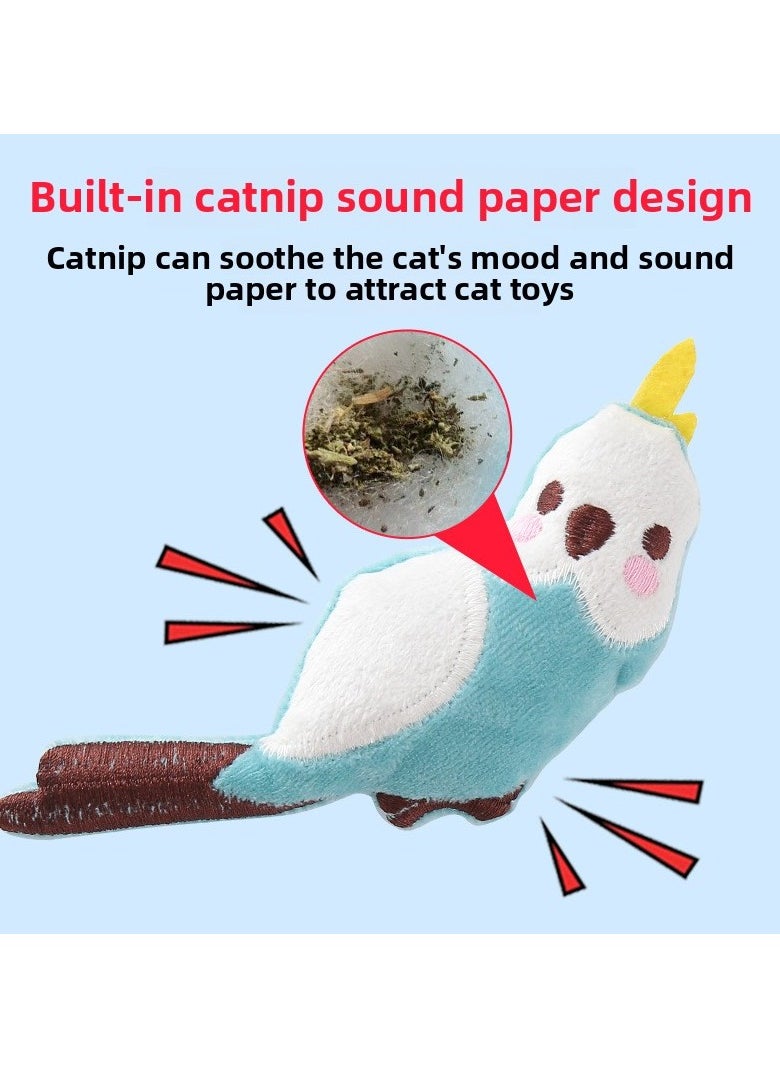 Cute Arrival! Bird/Parrot - shaped Cat Toys with Catnip Inside: Unlock a New Experience of Self - entertainment and Interaction