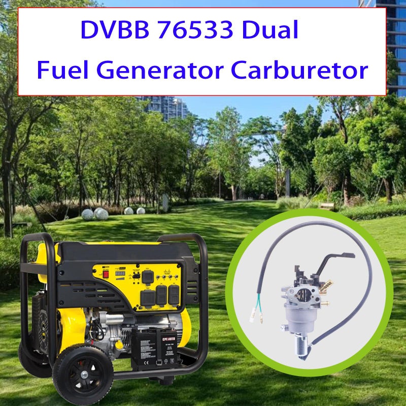 DVBB 76533 Dual Carburetor Huayi OEM Compatible with Champion 4750 4375 4000 Watt Generator 76533 100307 100397 100401 100456 100479 100524 100628 100629 Carb Assembly - Image 3