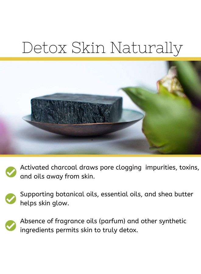 The Yellow Bird Natural Charcoal Soap Bar For Face Body Acne And Sensitive Skin - Image 5