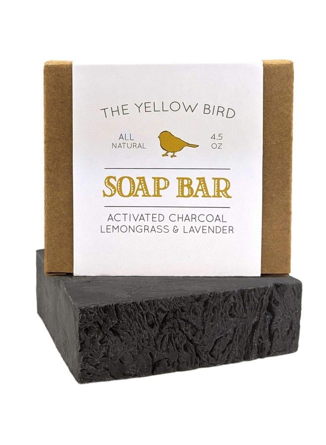 The Yellow Bird Natural Charcoal Soap Bar For Face Body Acne And Sensitive Skin - Image 2
