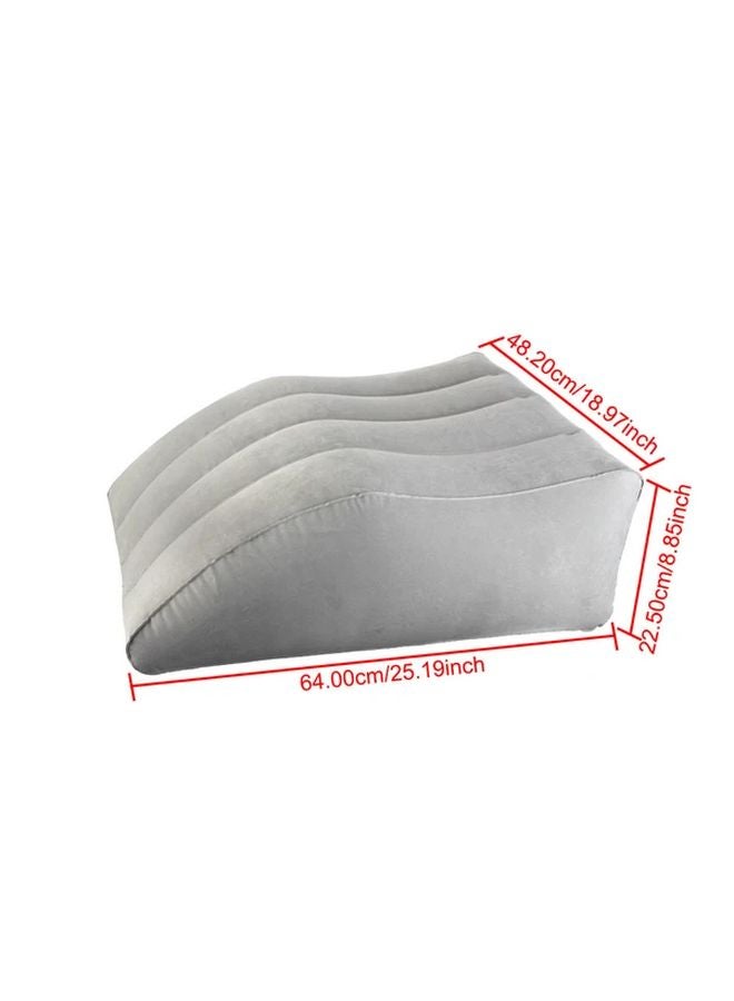 Inflatable Leg Elevation Pillow Adjustable Wedge Cushion For Pain Relief 1pc - Image 2
