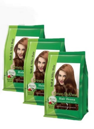 حنه بريم دولهان لون بنى طبيعى حجم 125 جرام 3 قطعه - pzsku/Z11F0548F1024D3722821Z/45/_/1706642277/11d772cb-814e-4fc8-8eb1-64b893ccb627