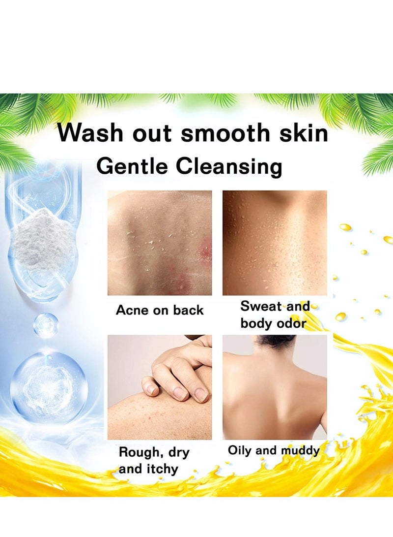ROUSHUN 2000ml Kojic Acid Vitamin C Shower Gel Whitening Hydrating Moisturizing Firming Brightening Shower Gel Back Acne Treatment Rough Dry Itchy Skin Treatment Skin Care Shower Gels  - Image 4