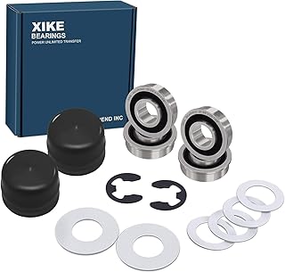 Xike XiKe ID 3/4" Lawn Mower Front Wheel Bearings Kit, Compatible with Craftsman, Sears, AYP, Poulan, Jonsered, Weed, Eater - Image 1