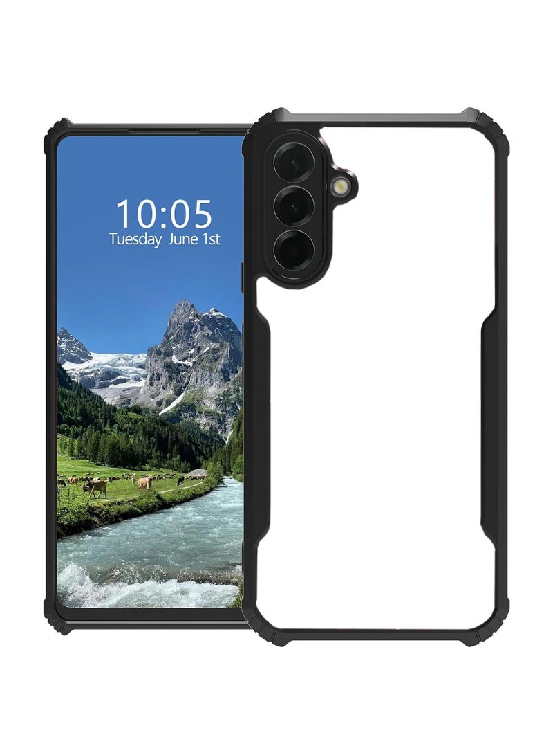 Case Compatible with Samsung Galaxy A56, [Droproof] [Sweat-Proof] [Fingerprint-Proof] Shockproof Protective Phone Case-Black  - Image 1