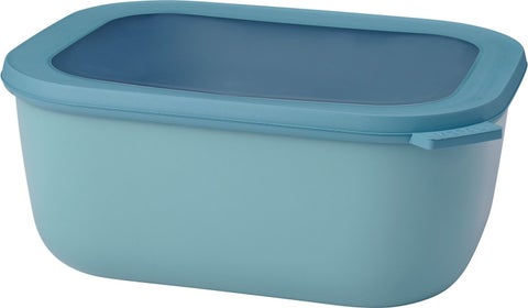 Multi Bowl Cirqula Rectangular Storage Container 3000 Ml - Nordic Green