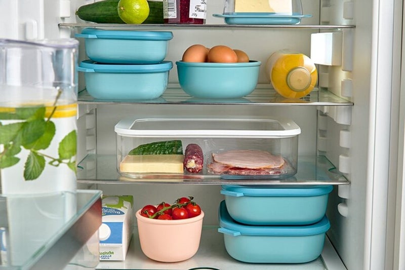 Multi Bowl Cirqula Rectangular Storage Container 3000 Ml - Nordic Green
