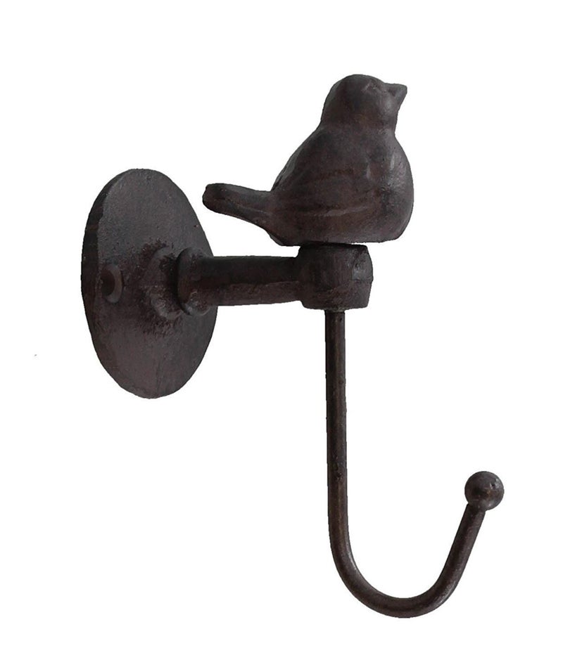 YukaBa 520013 Songbird Wall Hook, Brownish Black (Bird-1Pack) - Image 1