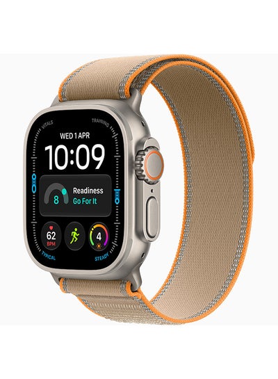 Apple Watch Ultra 4 GPS + Cellular (Middle East Version) Natural Titanium Case With Sand Trail Loop Medium/Large