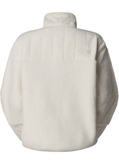 THE NORTH FACE W Cragmont Flecce 1/4 Snap Women's Polar Sweatshirts NF0A84IBQLI1 Beige  - Image 2
