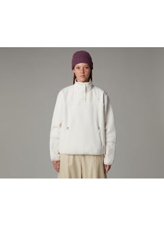 THE NORTH FACE W Cragmont Flecce 1/4 Snap Women's Polar Sweatshirts NF0A84IBQLI1 Beige  - Image 5