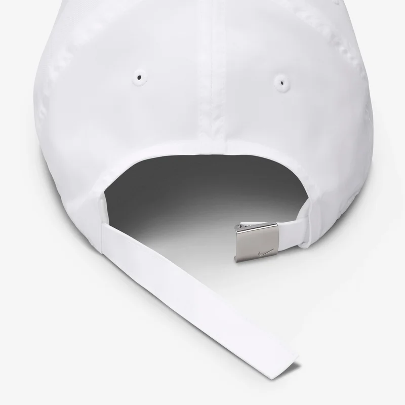 Nike White Club Structured Metal Swoosh Cap  | Best Price UAE