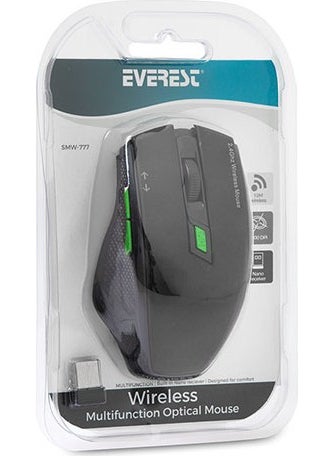 Everest SMW-777 BLACK USB 2.4 GHZ Optical Wireless Mouse  - Image 5