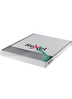 Rexel Rexel A4 100 Piece Punched Pocket with Green Spine Glass Clear  - Image 2