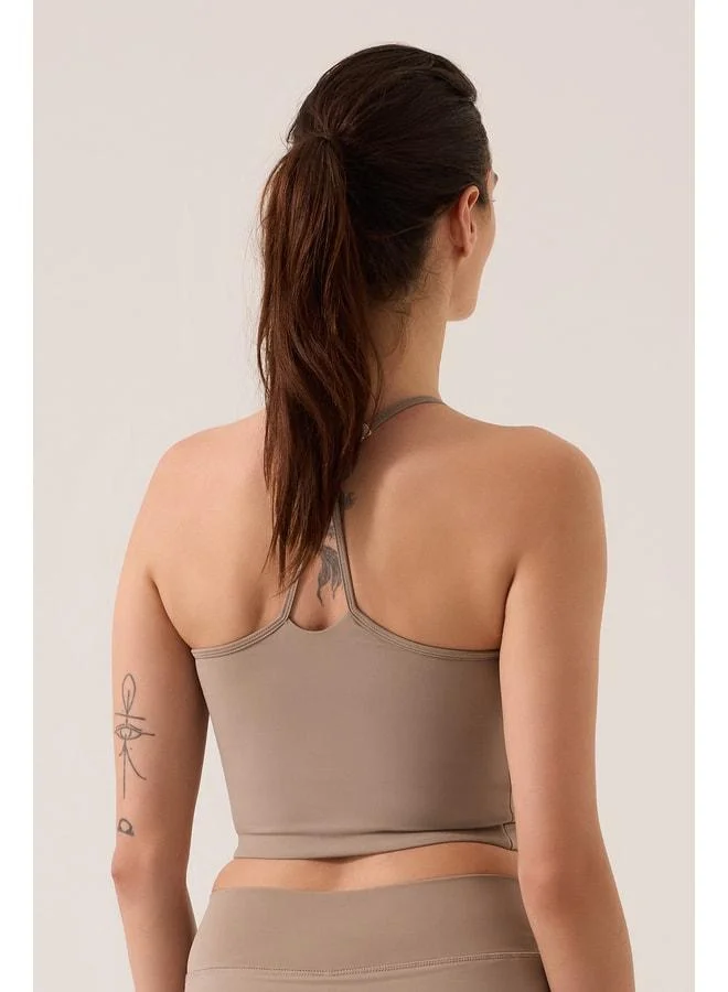 Los Ojos x Ece Vizon Heart Neck Sports Bra Sweetheart Neck Top.