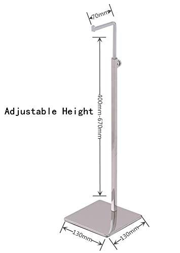 RY DISPLAY Adjustable Height Metal Handbag Stand Women Bags Handbag Display Stand Holder - Image 4