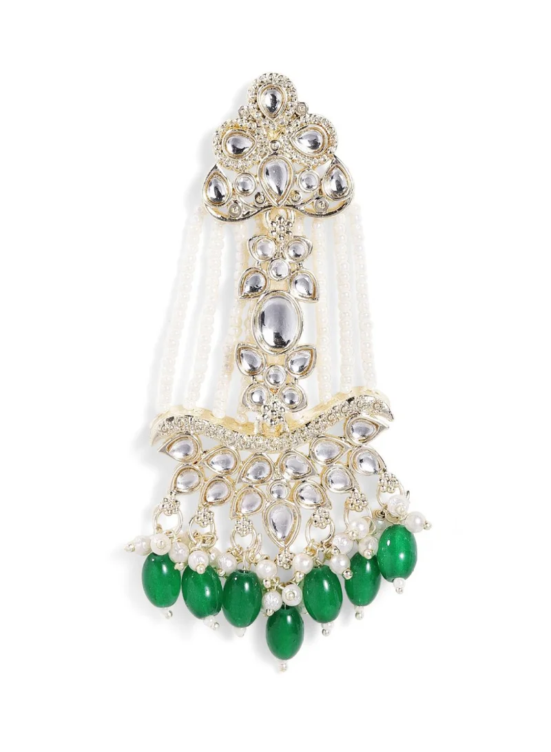 Priyaasi Contemporary Kundan Drop Earrings