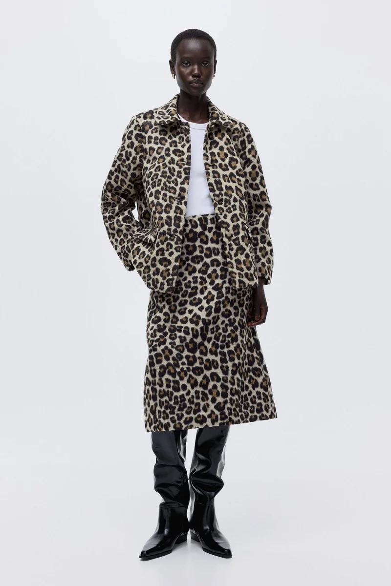 اتش اند ام جاكيت بقصّة فضفاضة