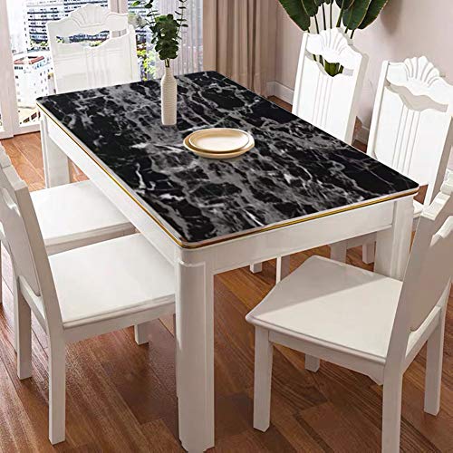 Yancorp Black Marble Contact Paper Black Peel and Stick Wallpaper Self Adhesive Countertop Removable Vinyl Wrap Bachsplash Shelf Liner (11.8" x 78.7") - Image 3