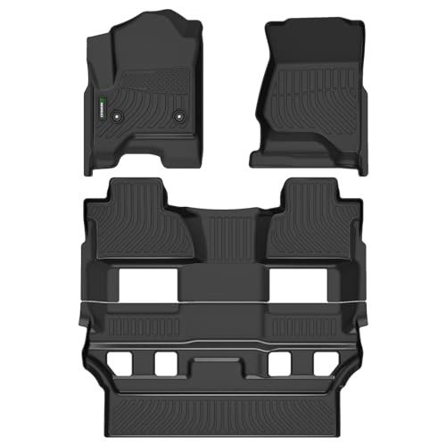 ANBINGO®Floor Mats Fit for 2015-2020 Chevy Tahoe/GMC Yukon (Only for Bucket Seat / 7 Seat)(Not for XL), Fit All Weather Floor Mats for Tahoe Cargo Trunk Mat Liner Accessories - Image 1