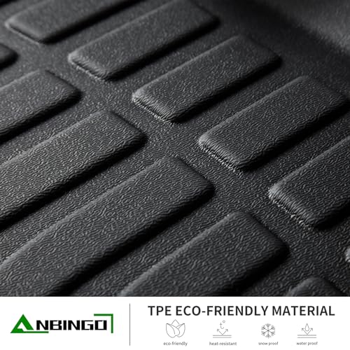 ANBINGO®Floor Mats Fit for 2015-2020 Chevy Tahoe/GMC Yukon (Only for Bucket Seat / 7 Seat)(Not for XL), Fit All Weather Floor Mats for Tahoe Cargo Trunk Mat Liner Accessories - Image 5