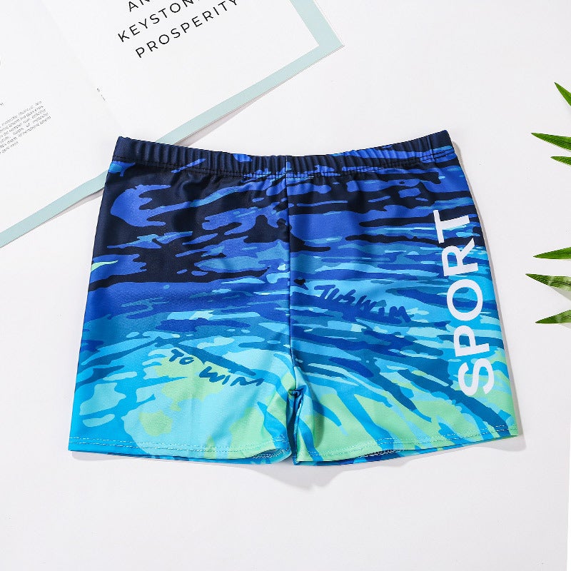 Swimming Trunks Men''s Anti-embarrassment Loose Quick-drying Men''s Boxer Swimsuit Swimsuit suit Beach Trunks Swimming Equipment Underwear - Image 1