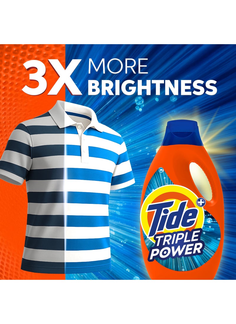 Tide Triple Power Original Liquid Detergent Dual Pack 2 x 1.8L - Image 5