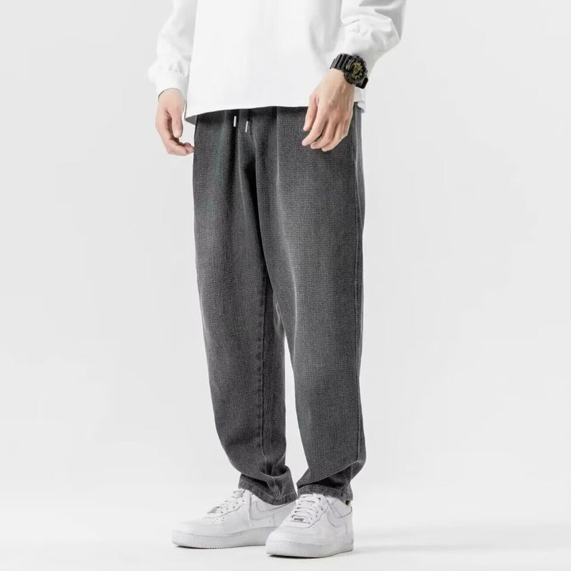 Unisex Classic Denim Jeans Loose Fit Daily Outdoor Wear - Image 2