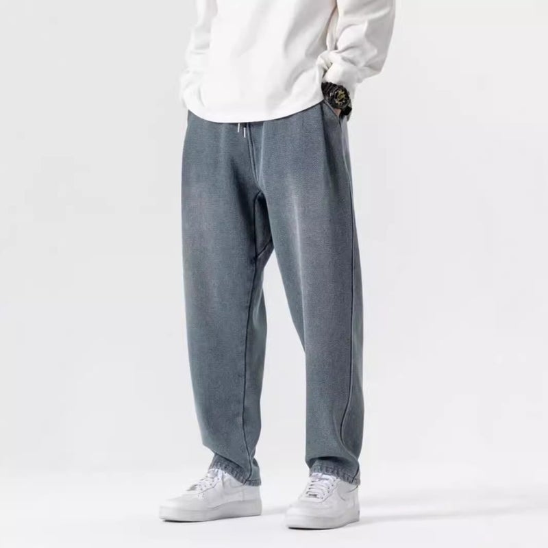Unisex Classic Denim Jeans Loose Fit Daily Outdoor Wear - Image 4