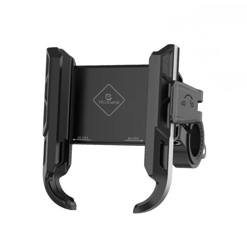 YELLOWFIN M7 Claw Grip Aluminium No Charger (Black, BKW-1 Jaw Grip Quick Release Handlebar) - Image 2