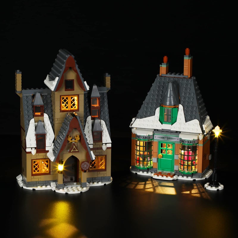 GEAMENT LED Light Kit Compatible with Lego Hogsmeade Village Visit Lighting Set for 76388 Model Set Not Included - Image 4