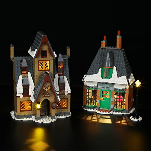 GEAMENT LED Light Kit Compatible with Lego Hogsmeade Village Visit Lighting Set for 76388 Model Set Not Included - Image 1