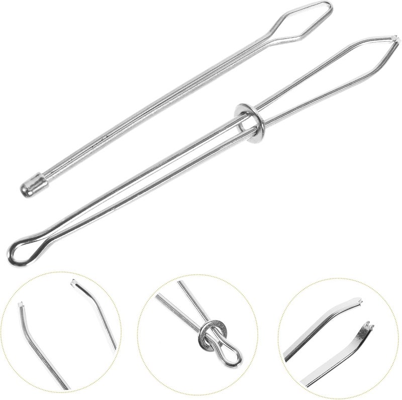 SUPVOX 2pcs Drawstring Threader Household DIY Threading Tool for Home Embroidery Sewing - Image 5