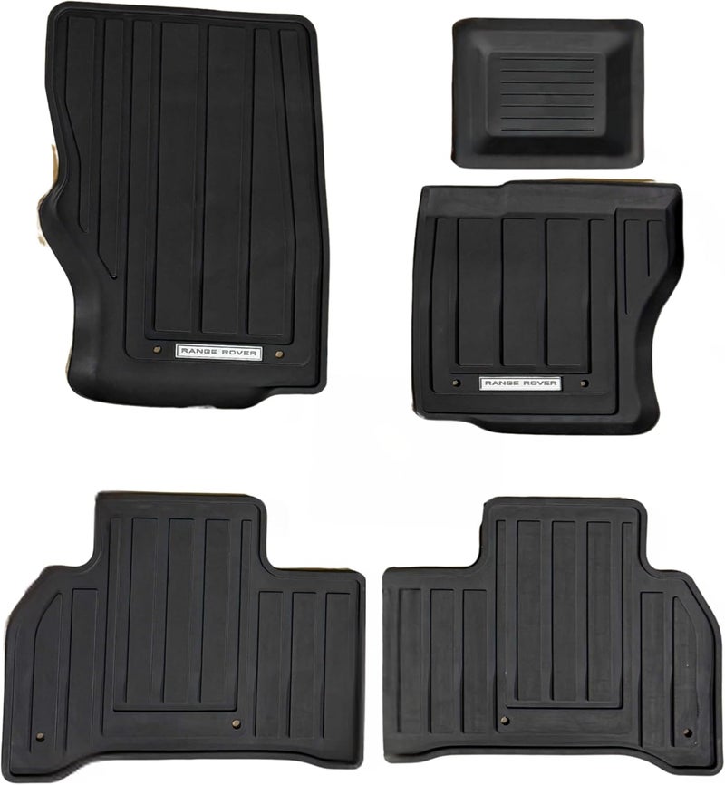 Land Rover Genuine VPLWS0190 Front and Rear Rubber Floor Mat Set for Range Rover Sport