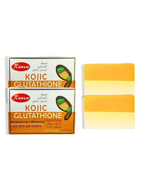glutathione recommended daily intake Renew 2 Piece Kojic Glutathione Original Soap Moisturizing and Whitening |  Best Price KSA
