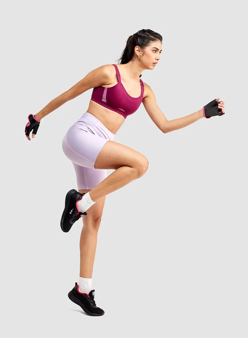 CAMPUS Blk/Rani Women's Black Low-Top Sneakers - Lightweight Shoes with White Sole, Comfortable Casual Shoes for Women | Best Price UAE