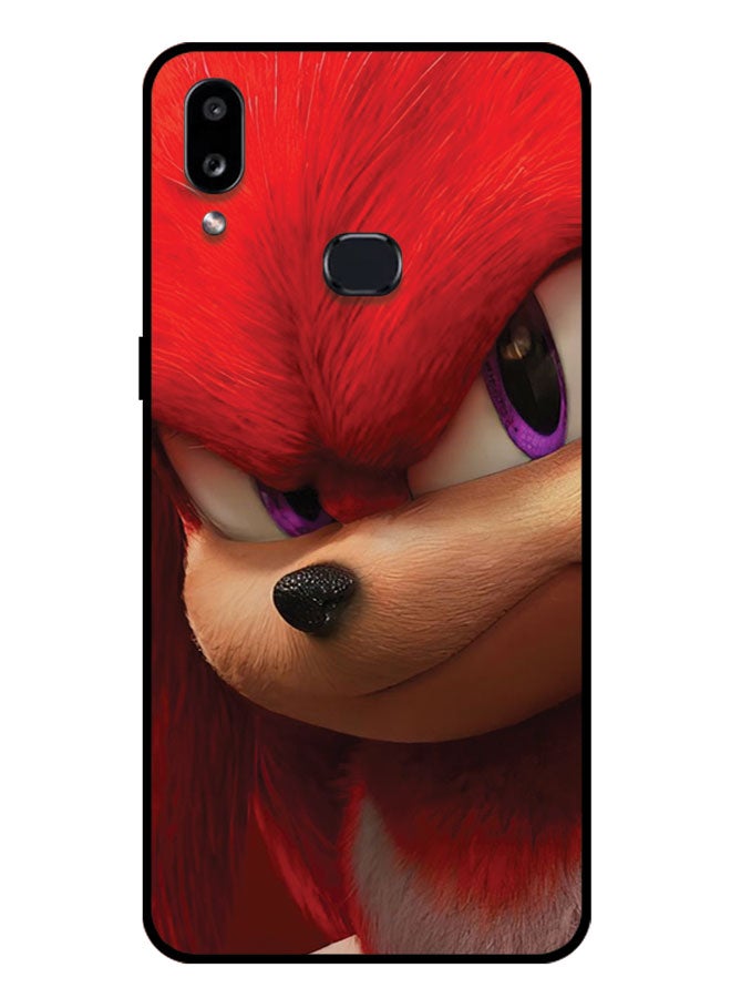 الصيد العين غطاء حماية مطبوع لهاتف سامسونج جالاكسي A10S - ريد سونيك - Image 1
