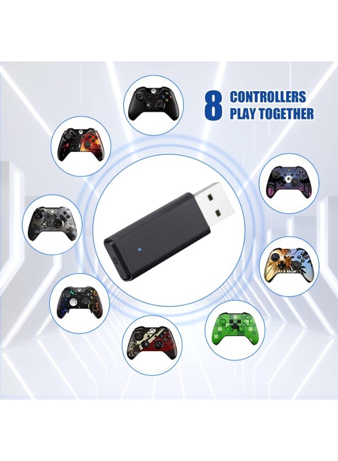 Wireless Adapter for Xbox Controller - USB Receiver for PC Windows 7/8.1/10/11 - Compatible with Xbox One Controllers for Stable Gaming Connection - Image 2