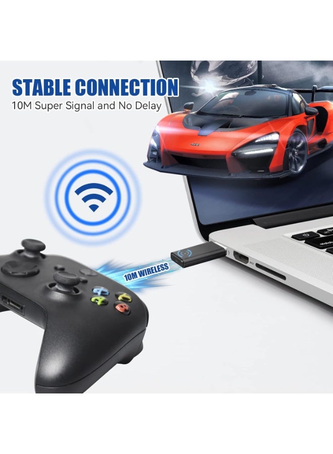 Wireless Adapter for Xbox Controller - USB Receiver for PC Windows 7/8.1/10/11 - Compatible with Xbox One Controllers for Stable Gaming Connection - Image 4