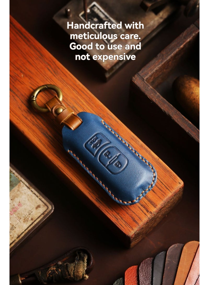 مازدا صناعة يدوية جلد حصان مجنون غطاء حماية مفتاح السيارة مناسبة لمازدا CX-5 Atenza CX-30 Axela CX-9car Key Shell Case - Image 2