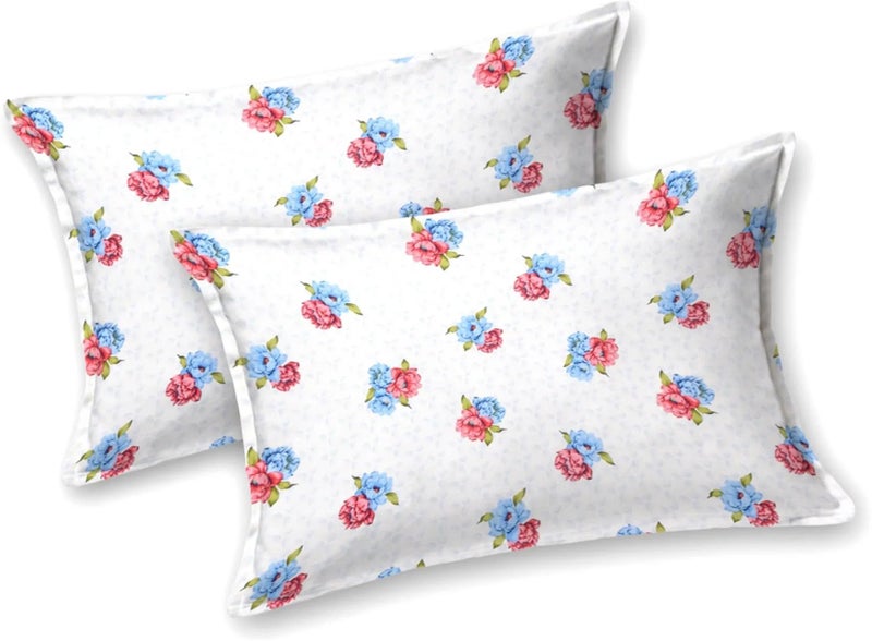 Bombay Dyeing King Size Bedsheet Cotton, 180 TC - Premium Cotton, Experience Premium Vintage Collection, with 2 Pillow Covers - VK05 (Violet) - Image 3