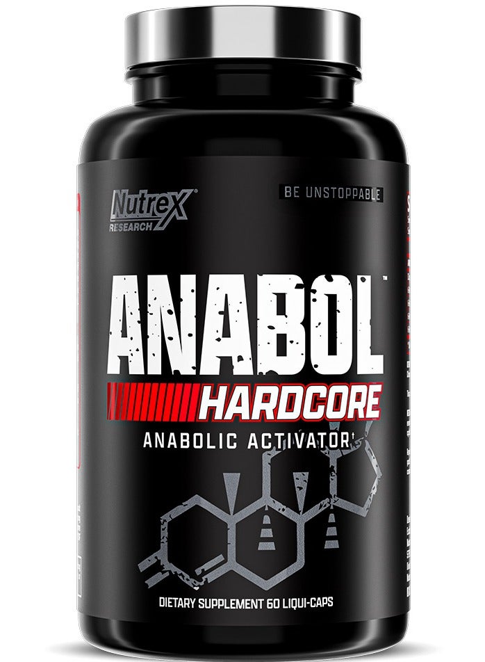 Nutrex Research Anabol Hardcore Highly Anabolic Muscle Builder 60 Capsules
