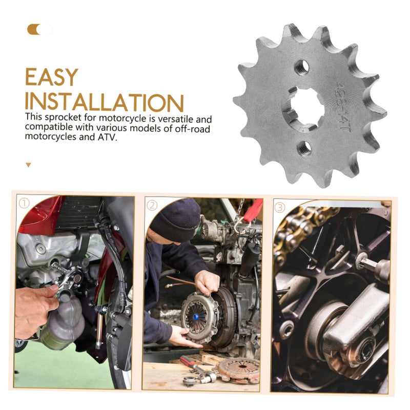 14T Motorcycle Engine Sprocket for ATV Off Road Easy Installation Power Transmission - Image 3