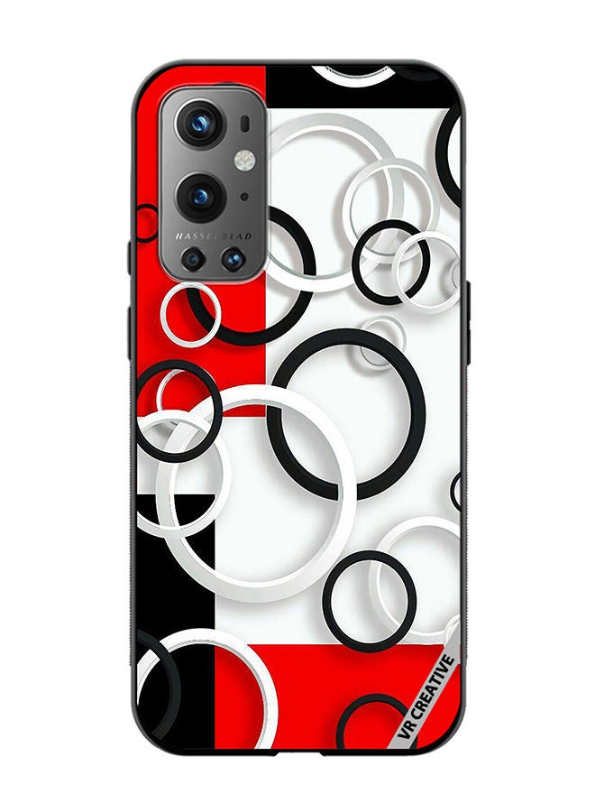 VR CREATIVE Protective Case Cover For OnePlus 9 Pro Colorful Circle Design  Multicolour - Image 1