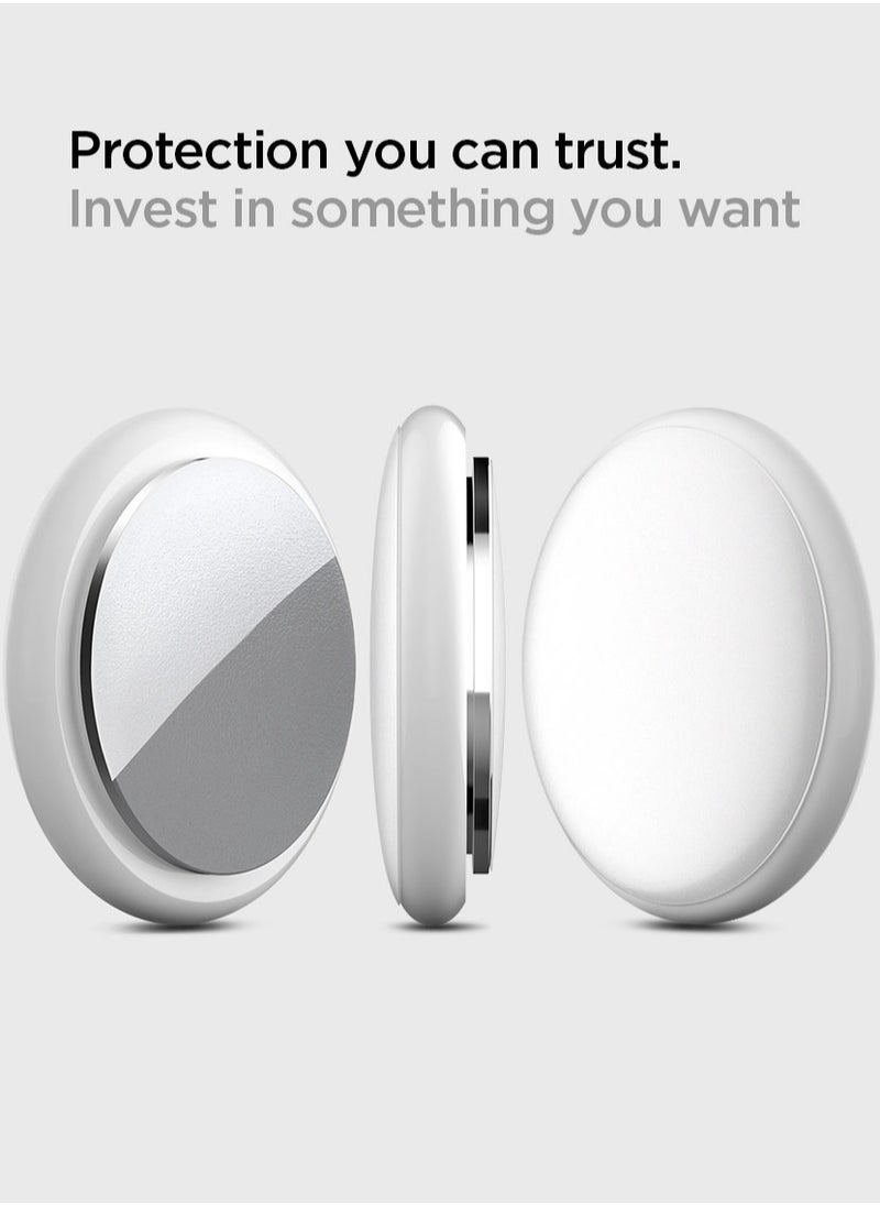 Spigen - 4-Piece AirSkin Shield Protective Film designed for AirTag - Image 1